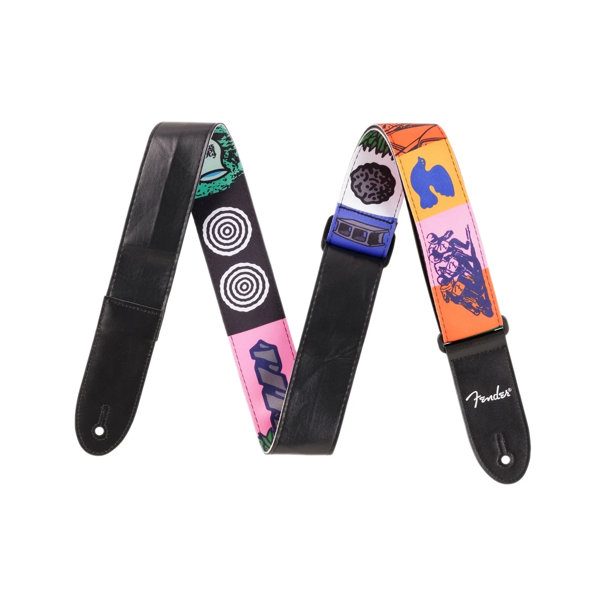 Fender Art Canvas FACE Guitar Strap