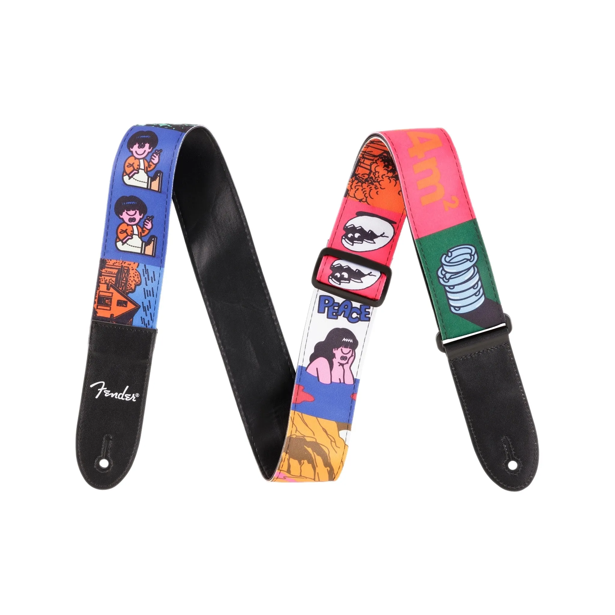 Fender Art Canvas FACE Guitar Strap