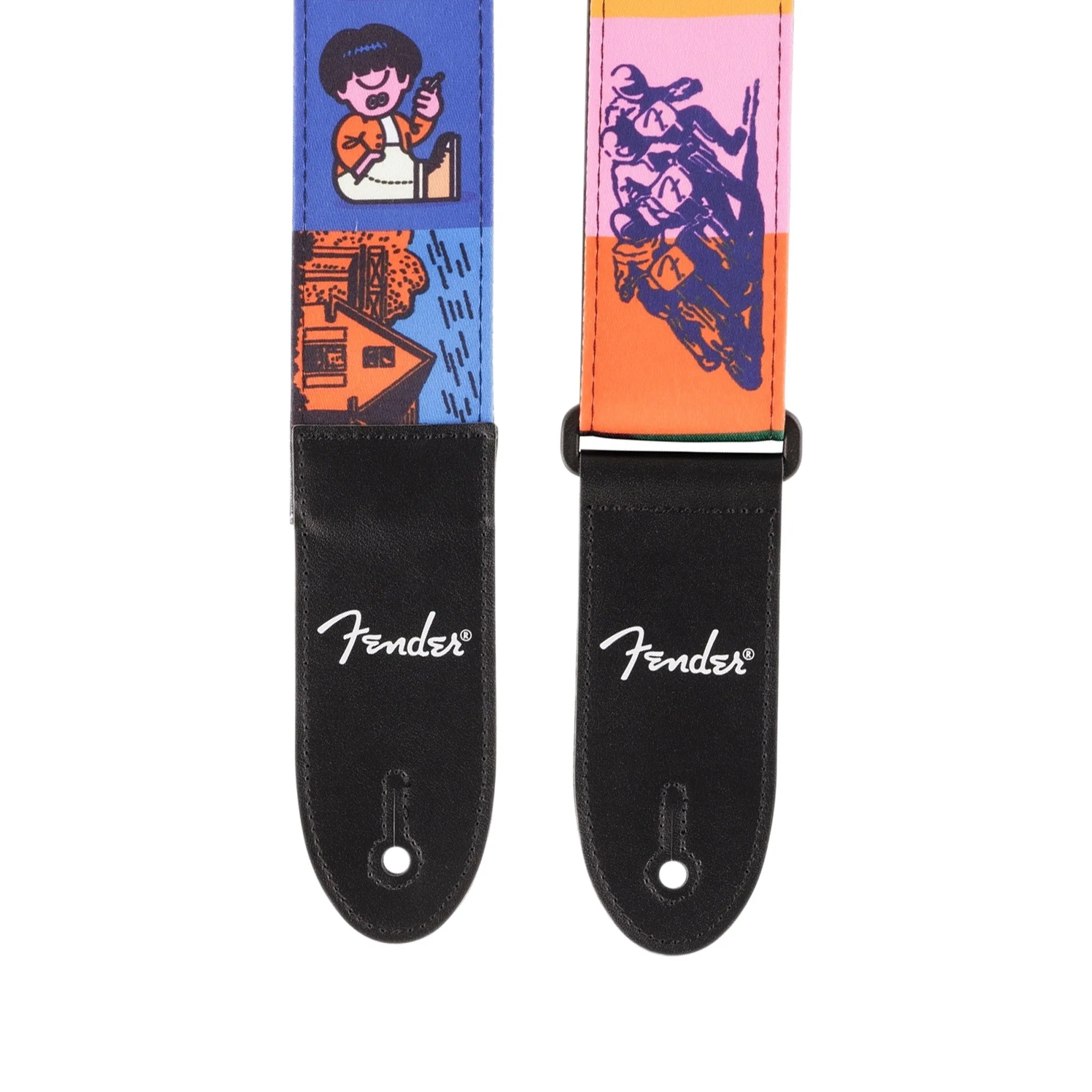 Fender Art Canvas FACE Guitar Strap