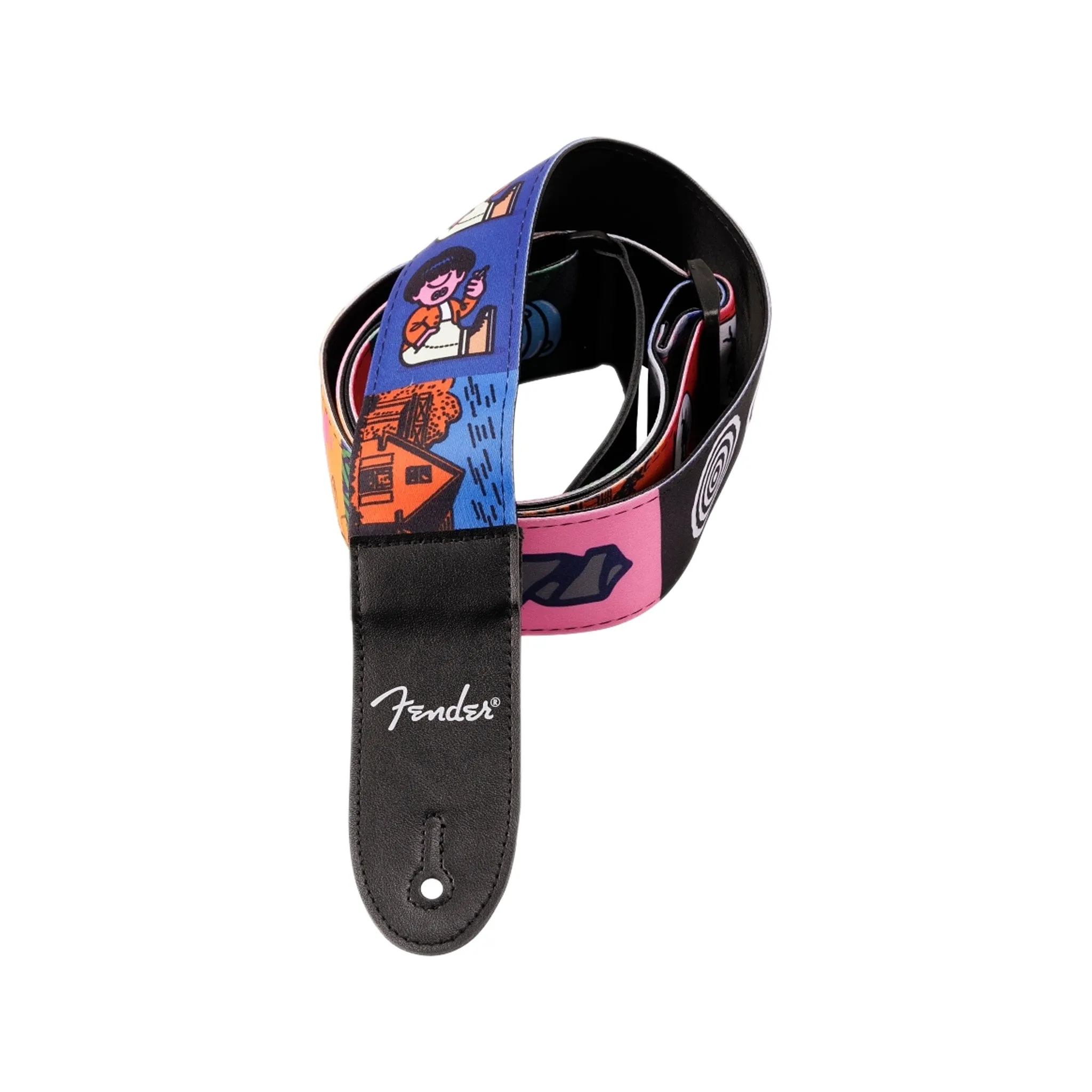 Fender Art Canvas FACE Guitar Strap