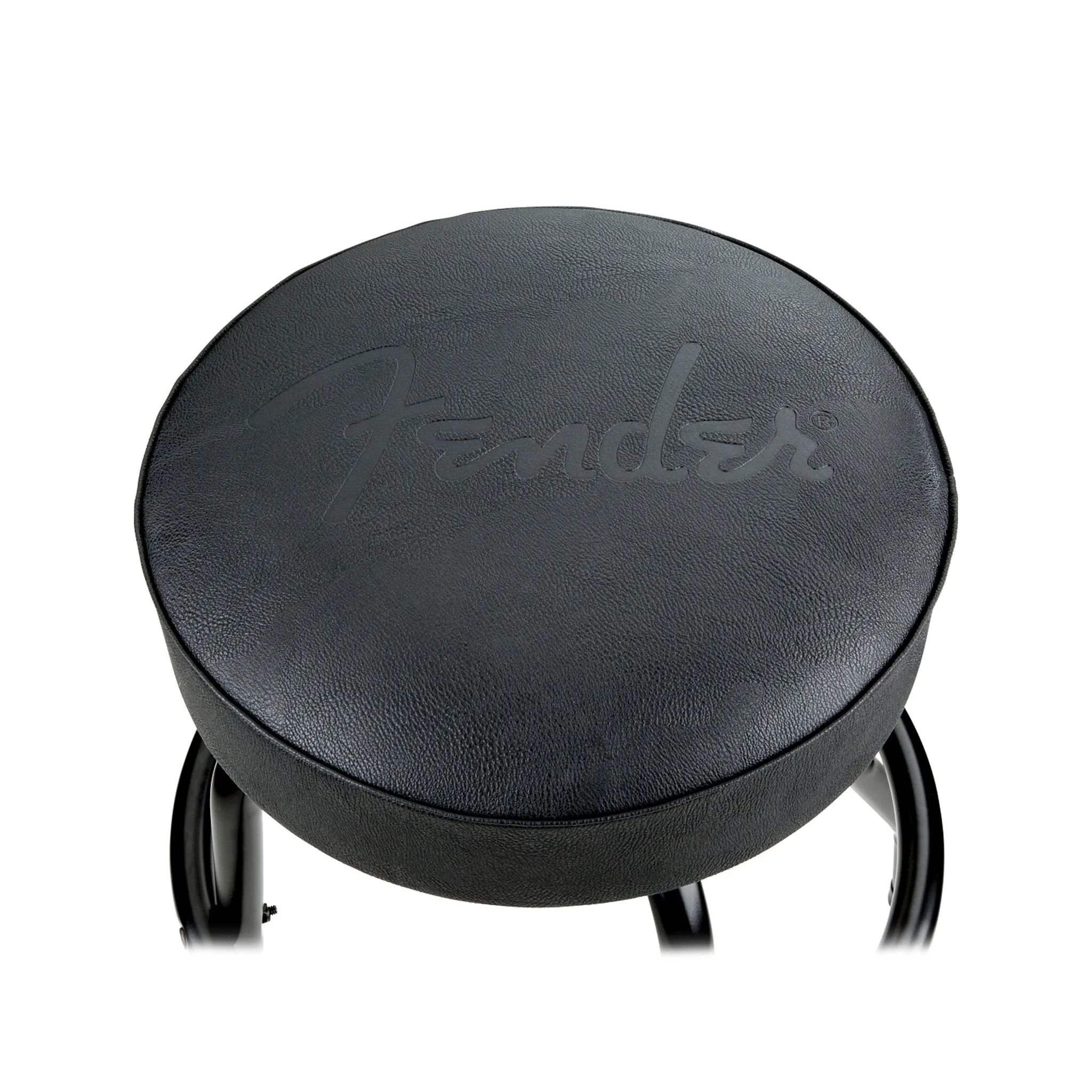 Fender Embossed Black Logo Barstool, 24-Inch