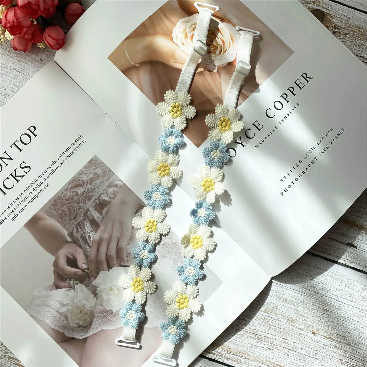Flower Lace Bra Strap