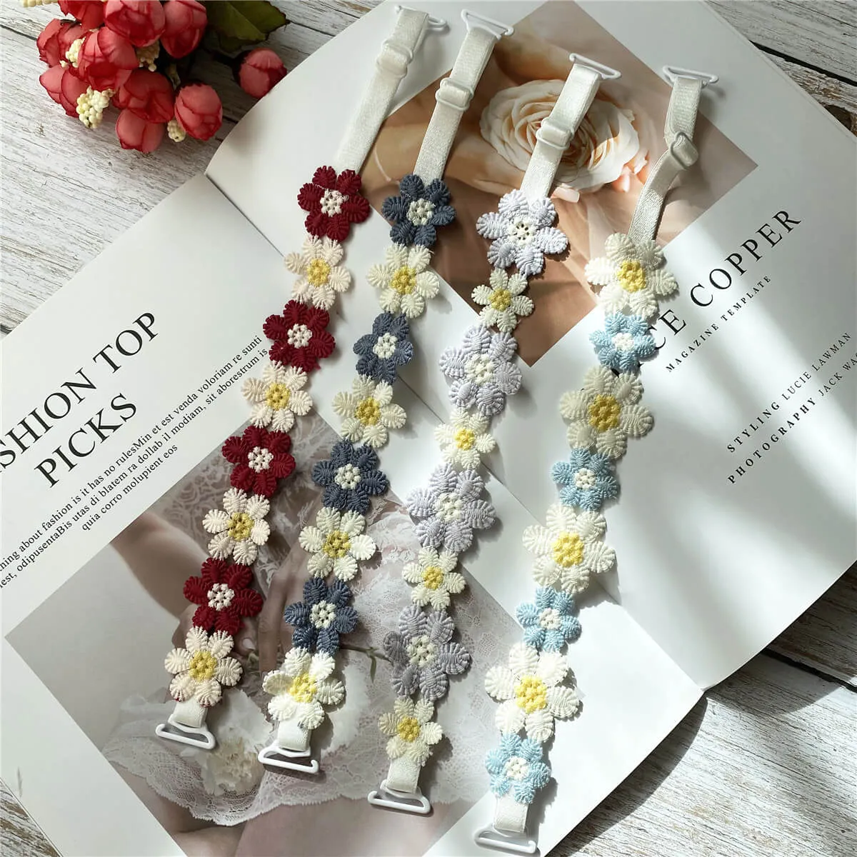 Flower Lace Bra Strap