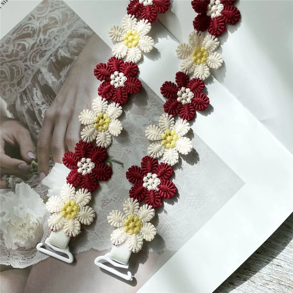 Flower Lace Bra Strap