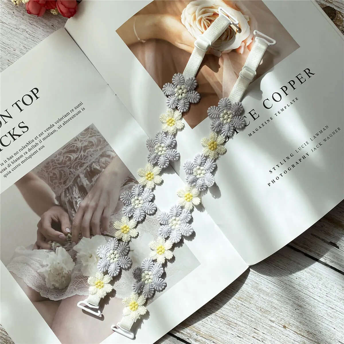 Flower Lace Bra Strap