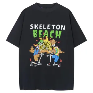 Gallery Dept Skeleton Beach Tee - Vintage Black