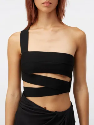 Gauge81 VINAS one-shoulder crop top
