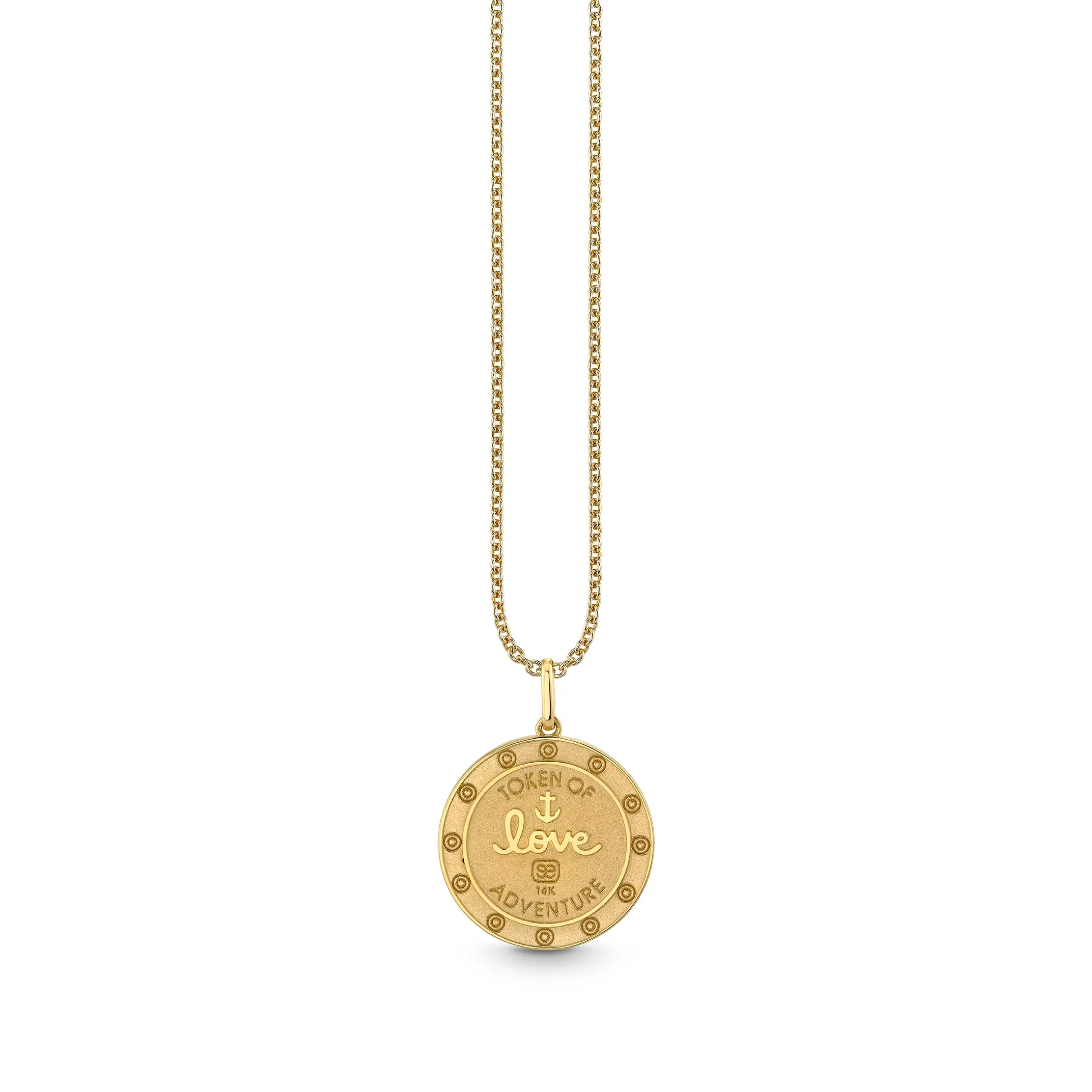 Gold & Diamond Porthole Coin