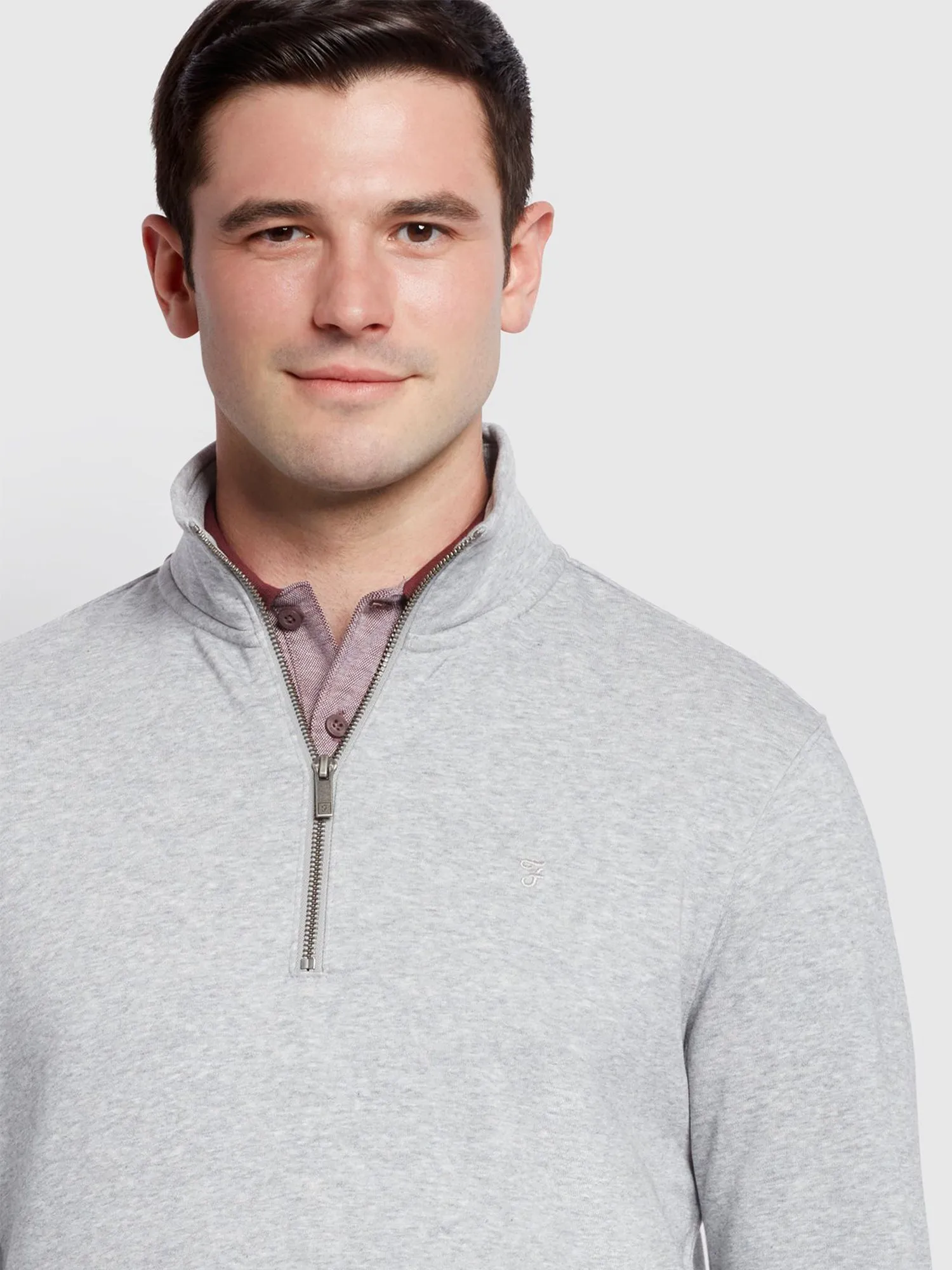Grey Aintree 1/4 Zip