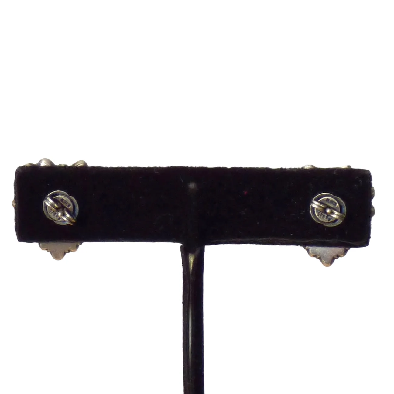 GUCCI- Sterling Silver & Amethyst Earrings