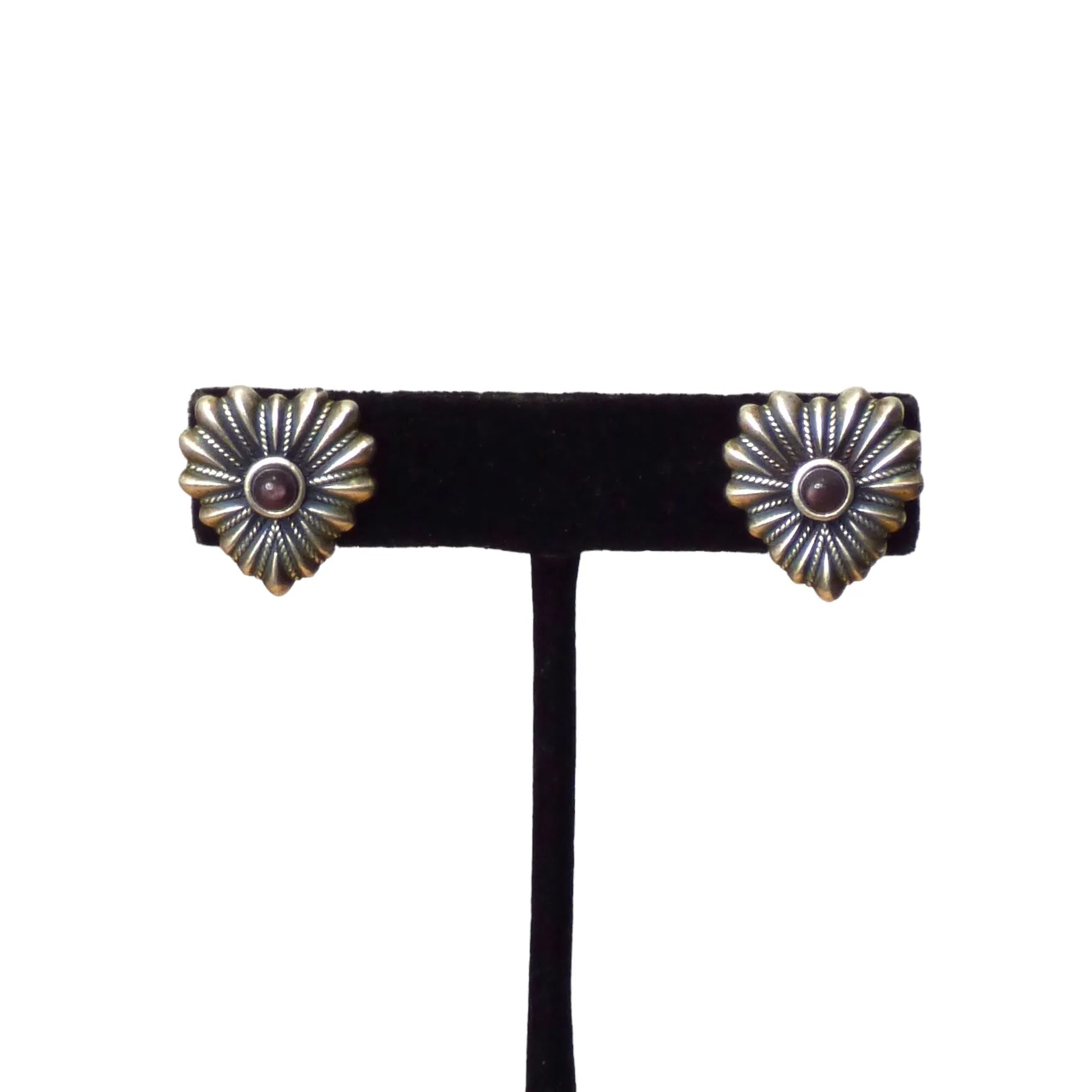 GUCCI- Sterling Silver & Amethyst Earrings
