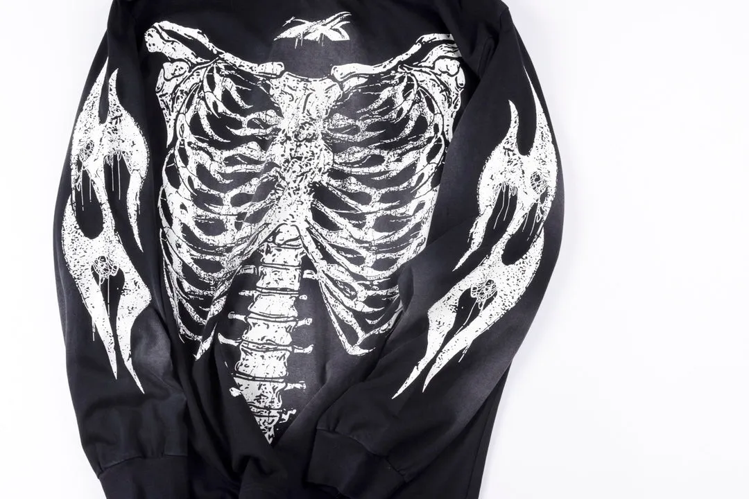 Hellstar Skeleton Long Sleeve Tee