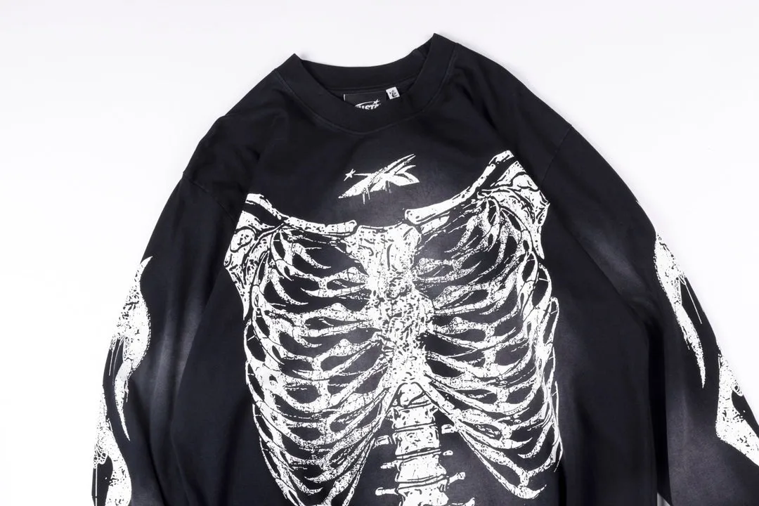 Hellstar Skeleton Long Sleeve Tee