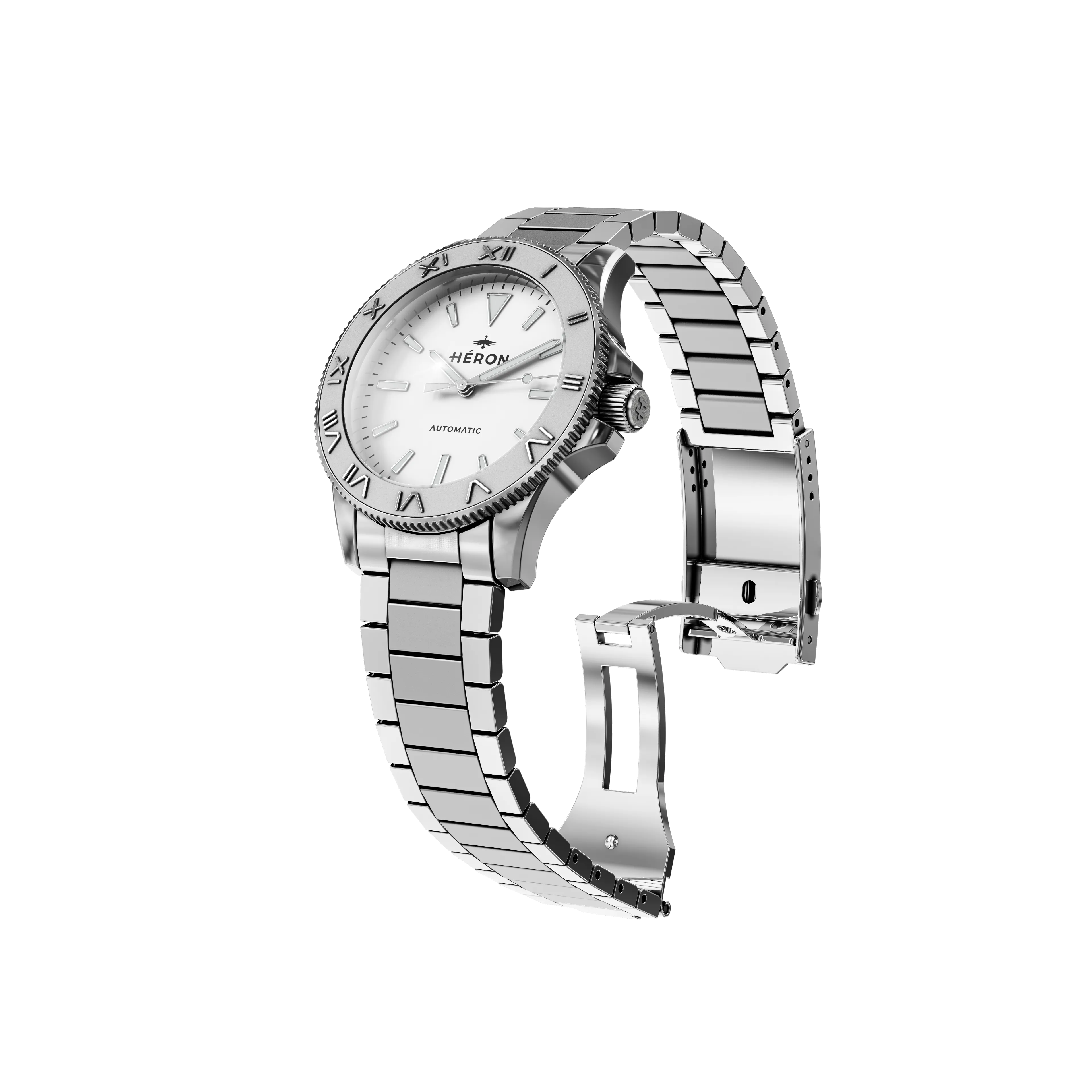 Heron | Gladiateur | White Dial