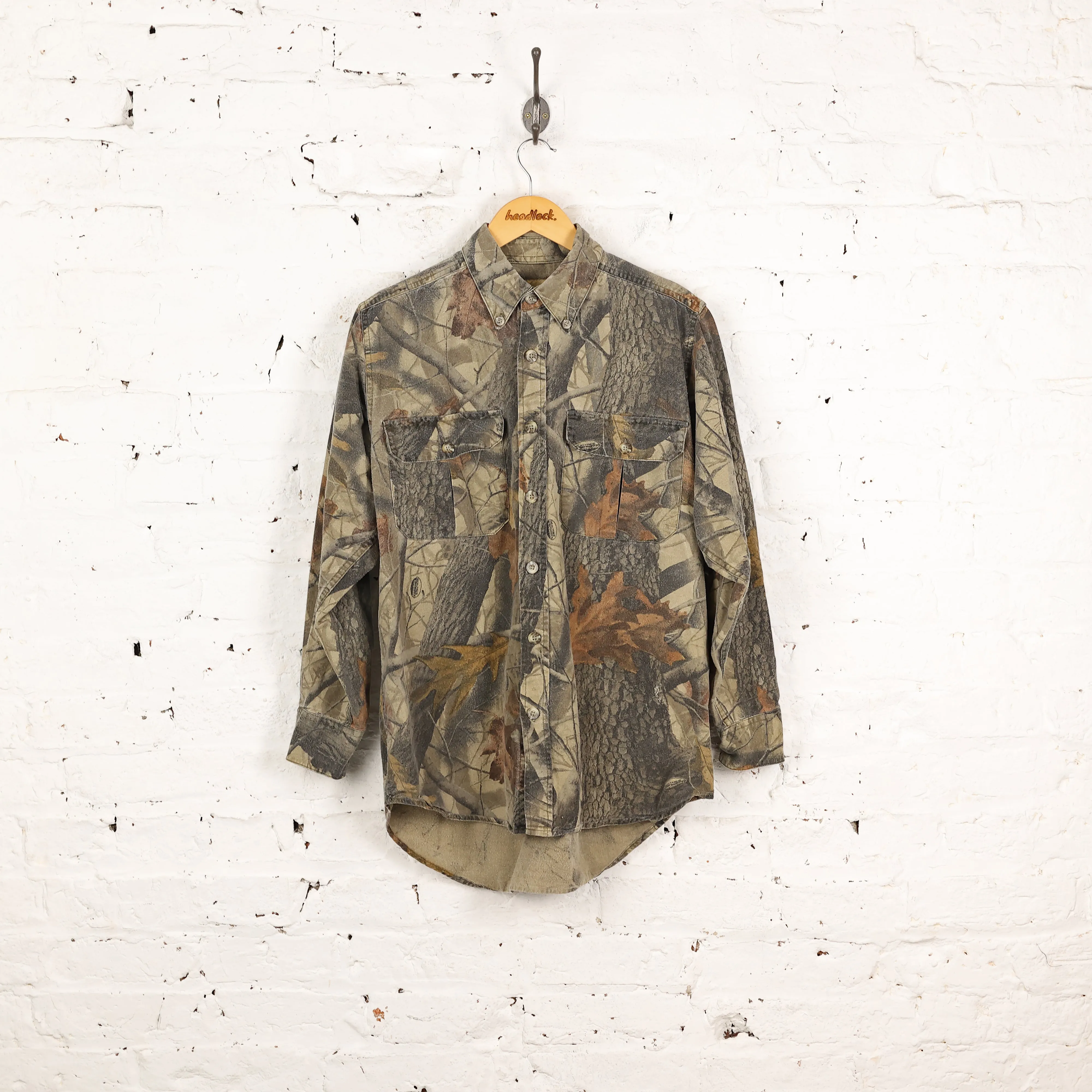 Hunting Camo Real Tree Shirt - Green - M