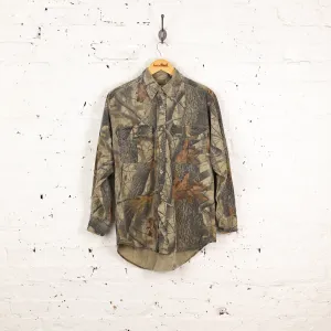 Hunting Camo Real Tree Shirt - Green - M