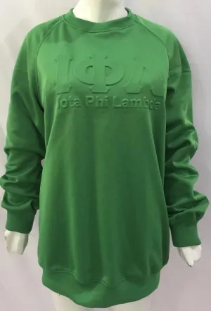 Iota Phi Lambda Embossed Sweatshirt