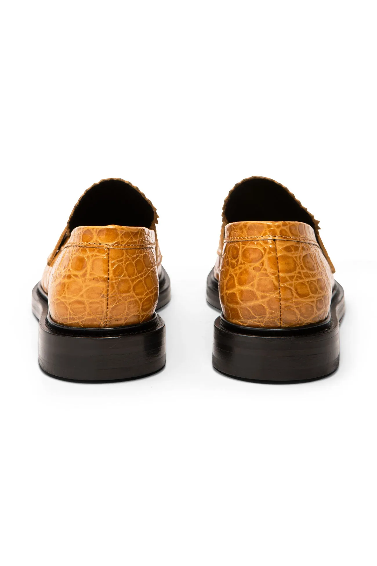 jay 3.0 / hazelnut embossed croc
