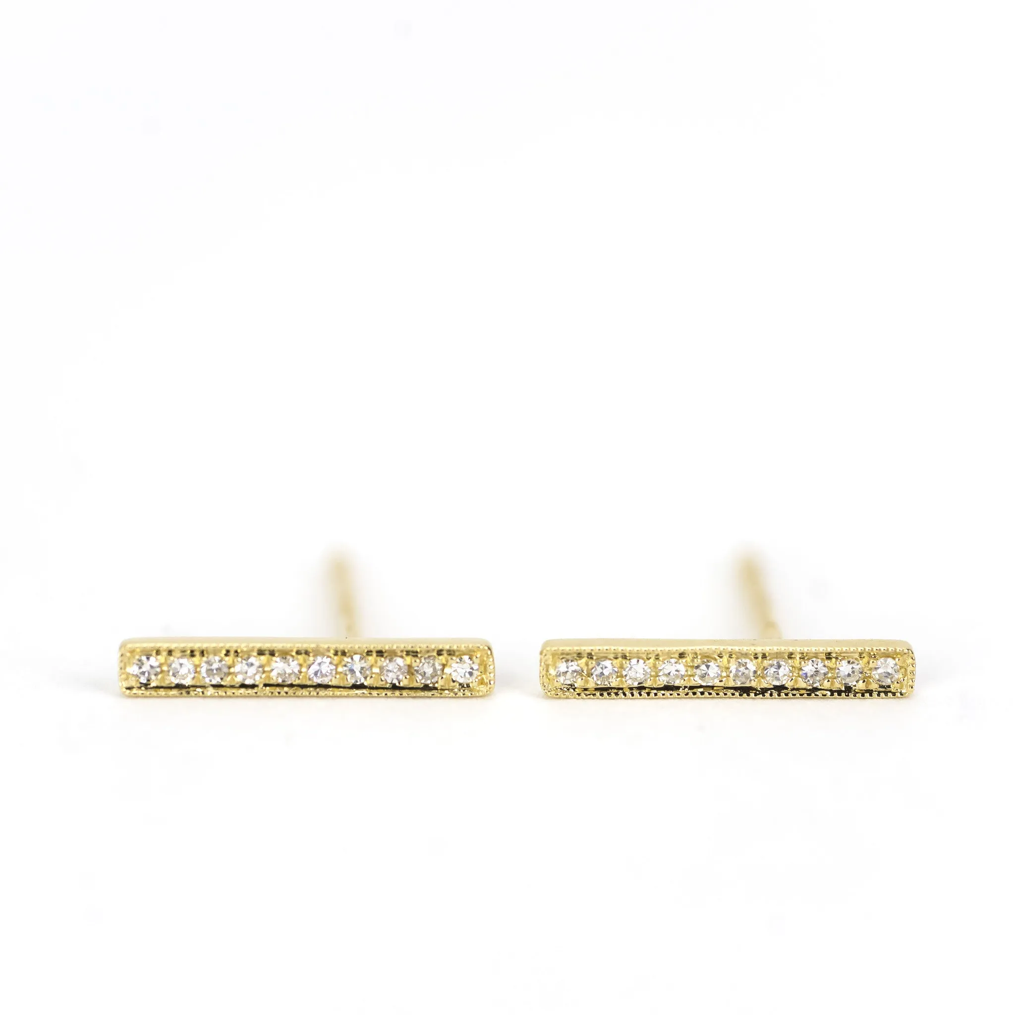 Jessica Diamond Bar Earrings