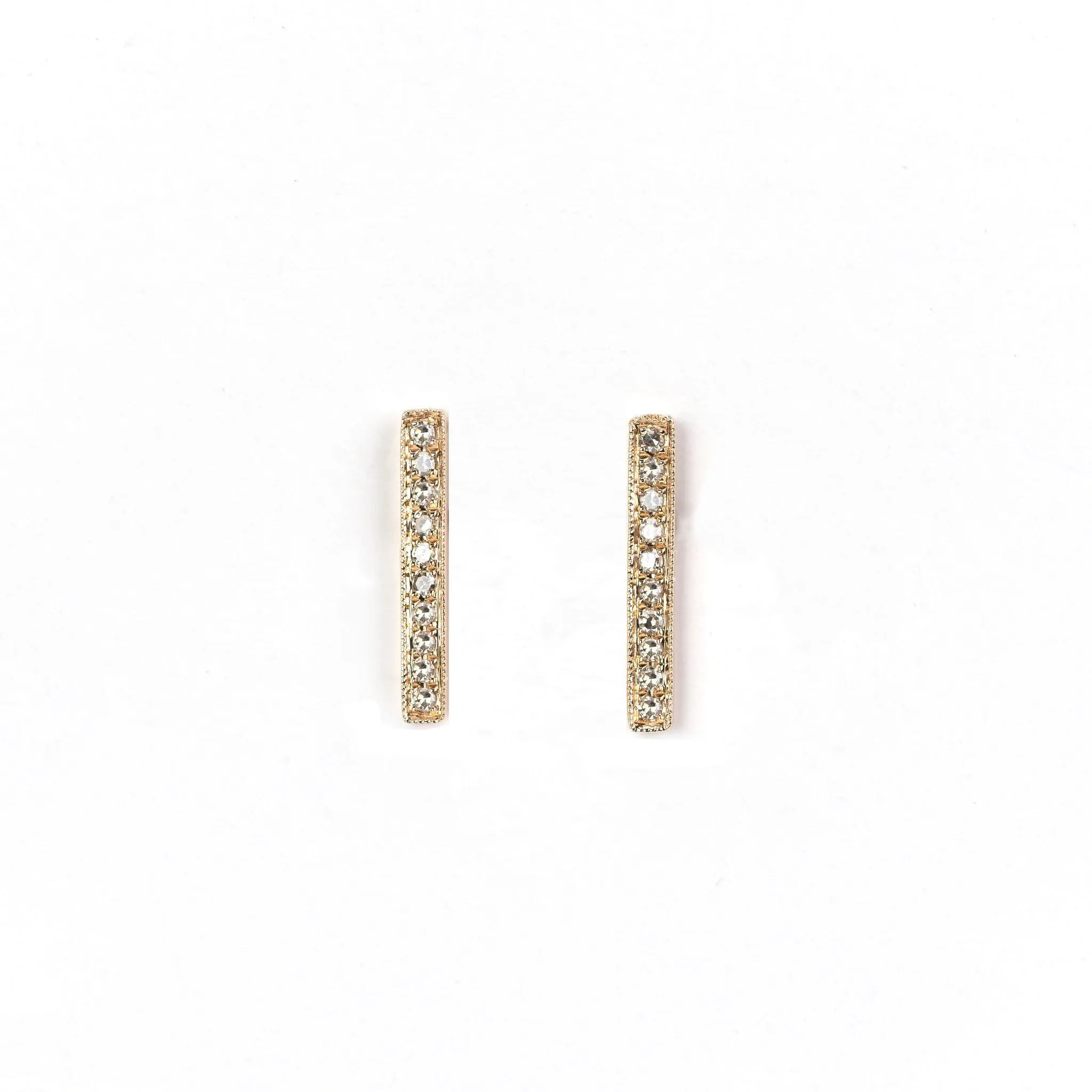 Jessica Diamond Bar Earrings