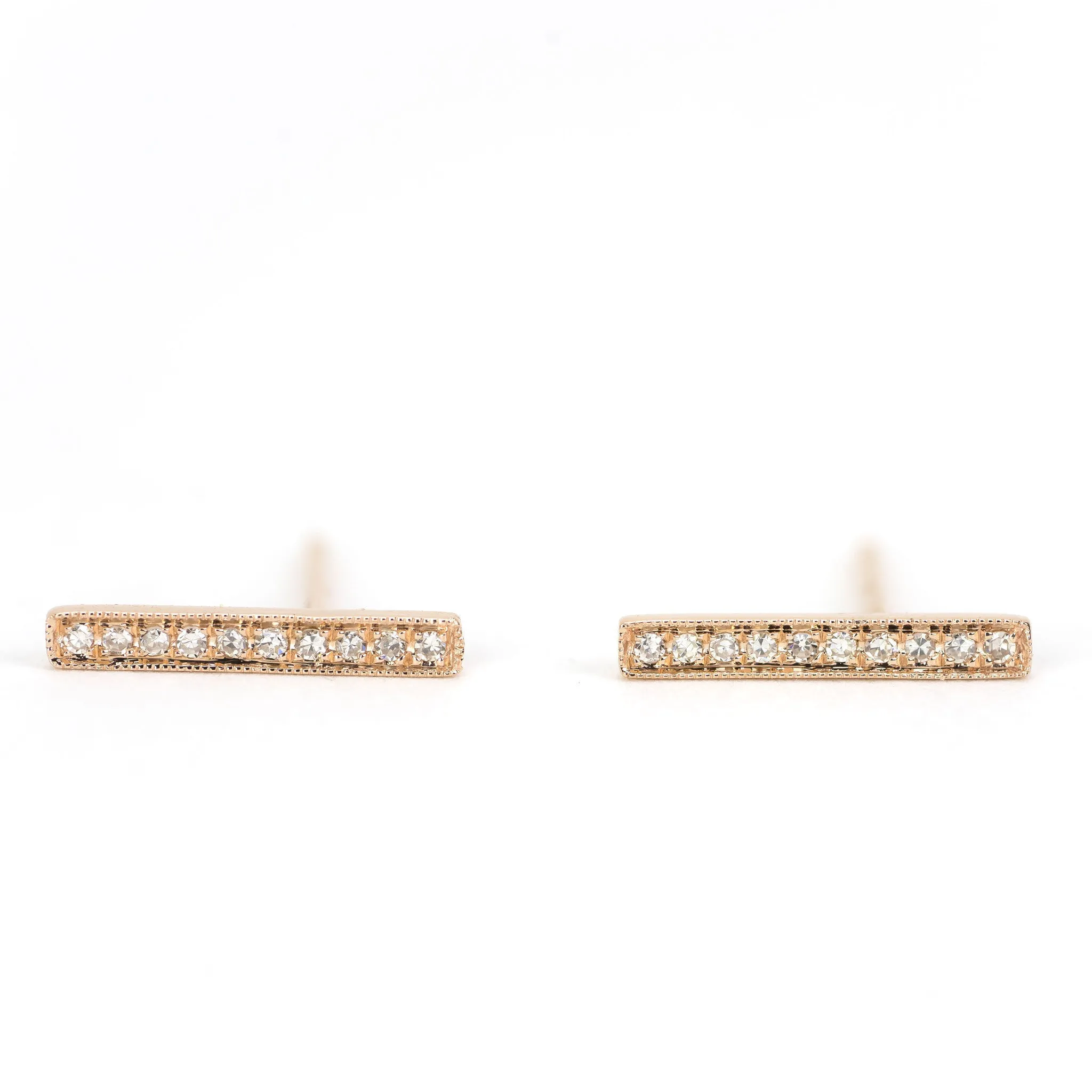 Jessica Diamond Bar Earrings