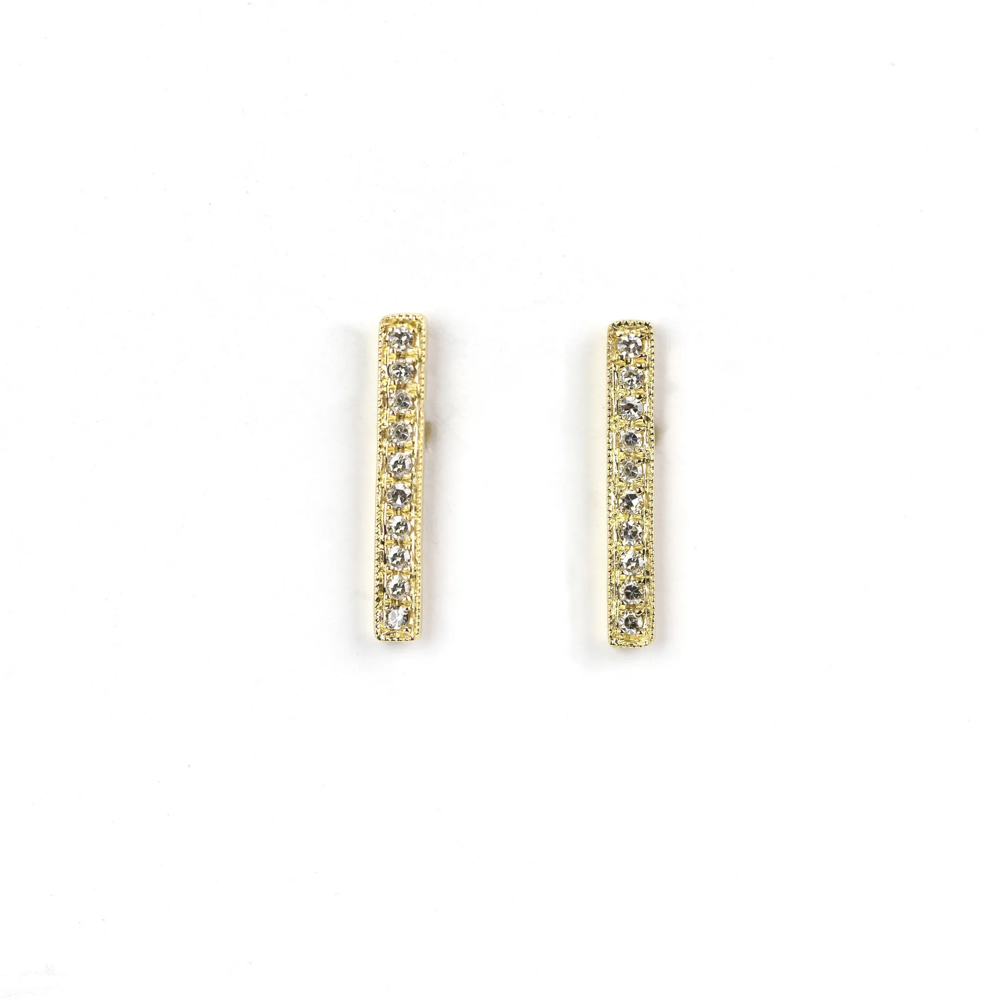 Jessica Diamond Bar Earrings