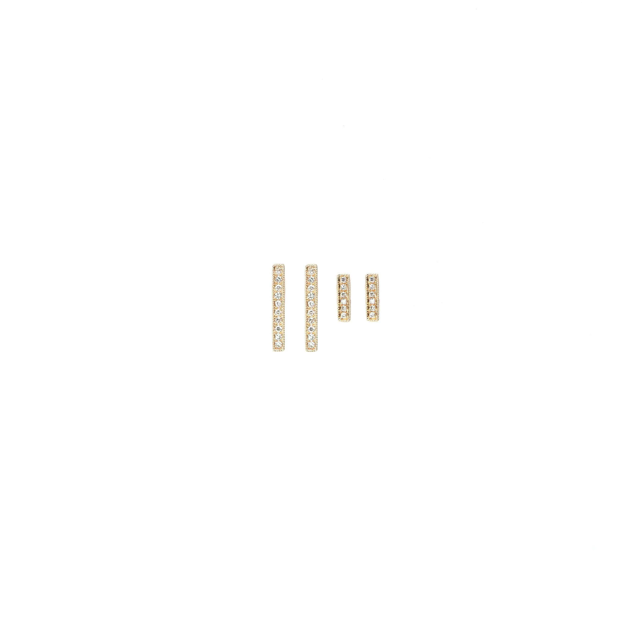 Jessica Diamond Bar Earrings