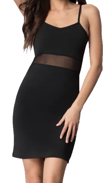 Juniors Middle Mesh Dress