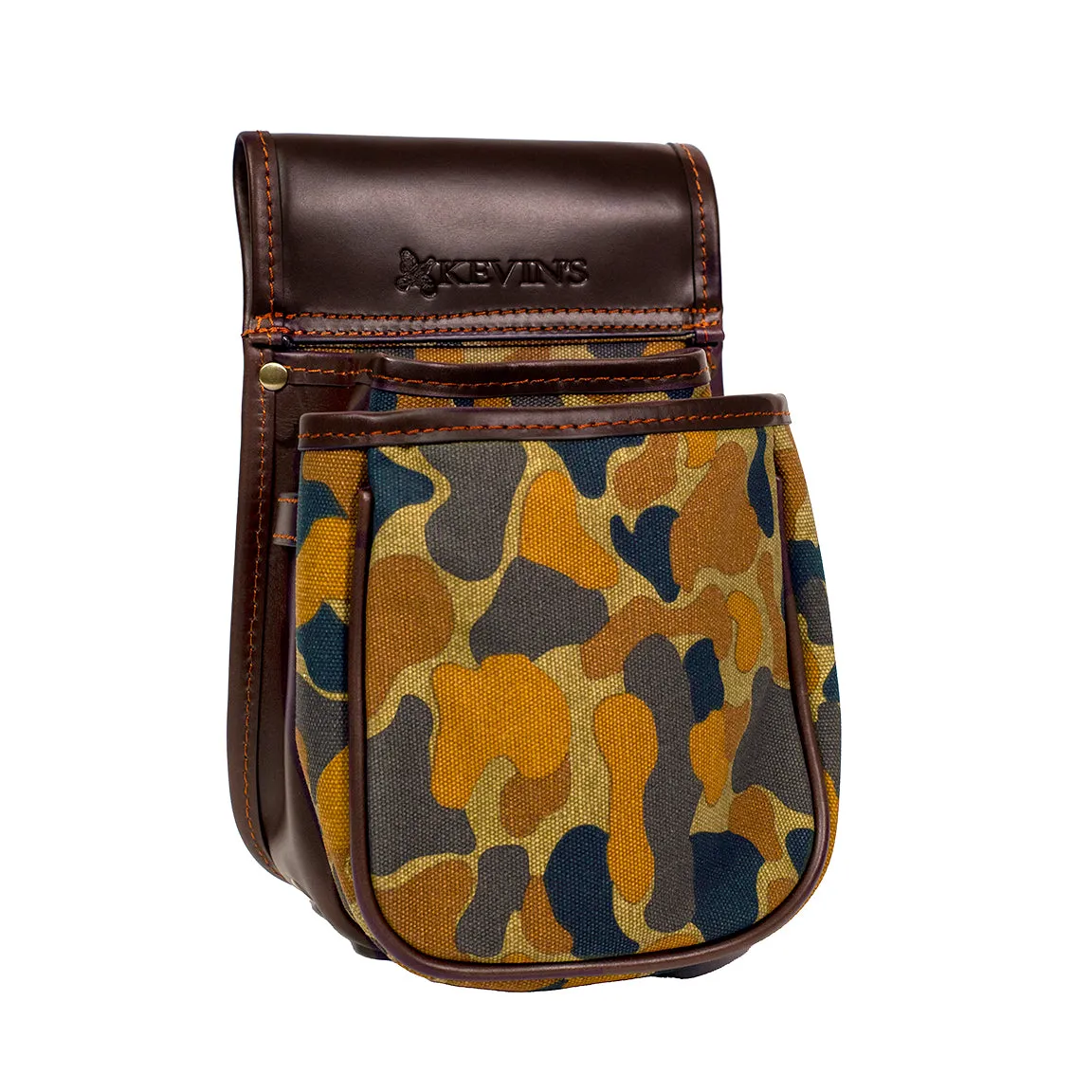 Kevin's Brown Vintage Camo Hip Shell Pouch
