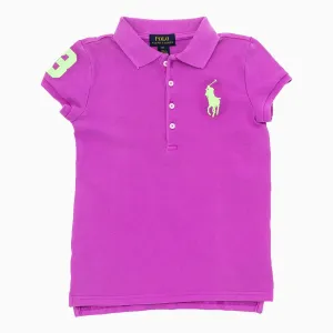 Kid's Stretch Mesh Polo Shirt
