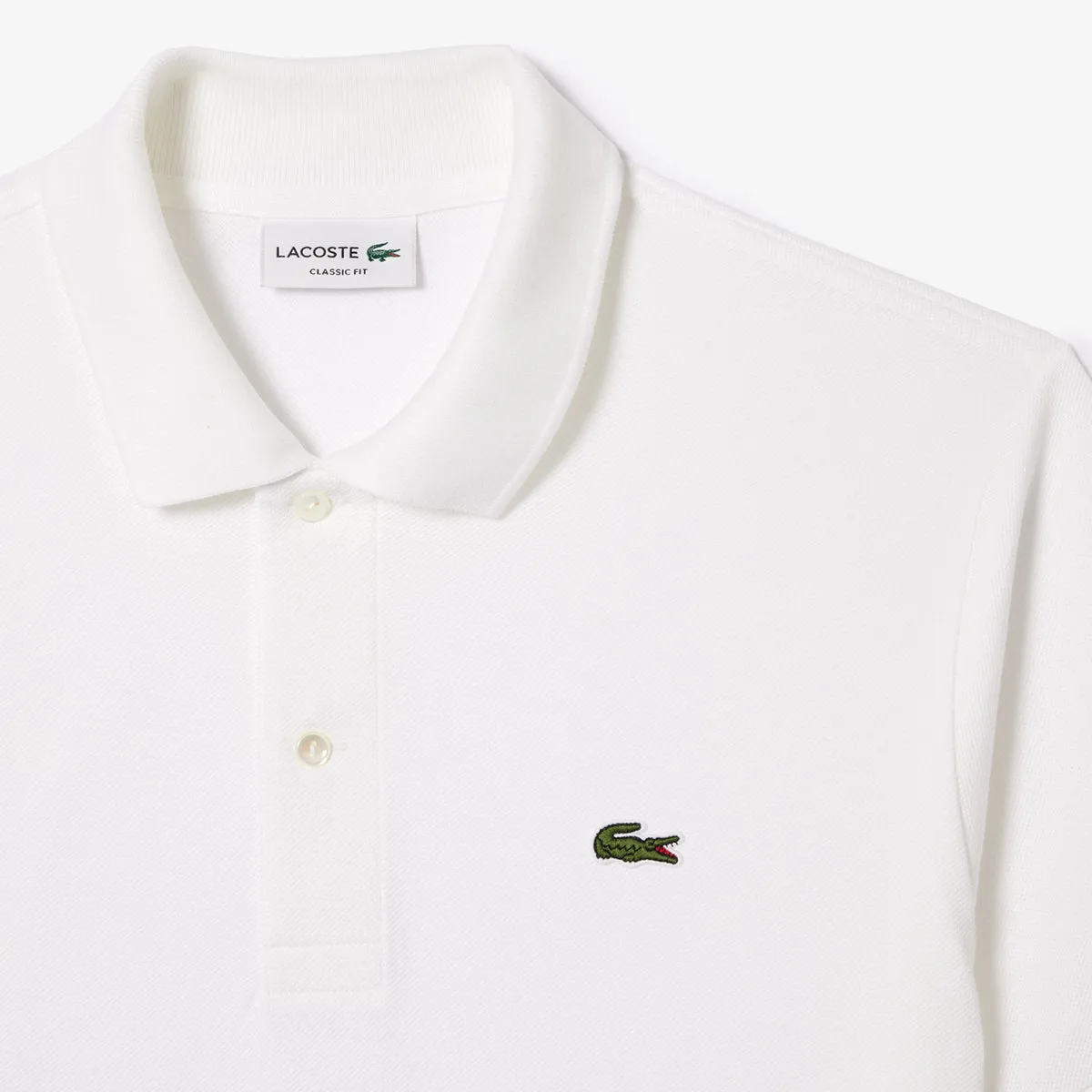 Lacoste - Classic Fit Polo in White