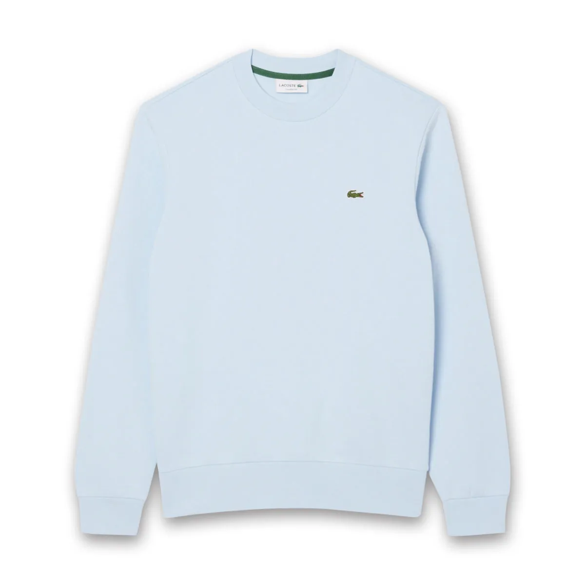 Lacoste - Fleece Crew Neck Sweatshirt in Light Blue