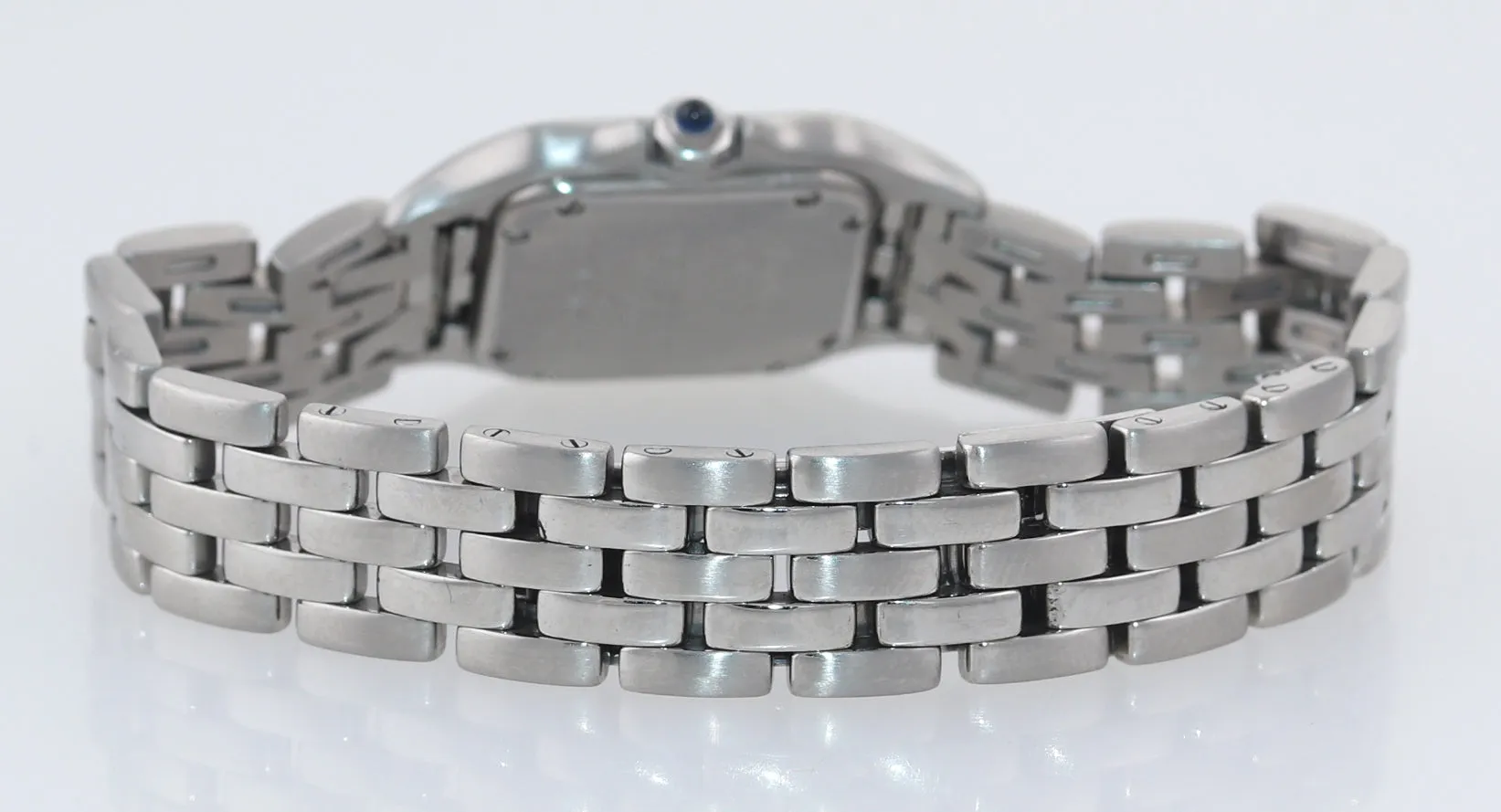 Ladies Cartier Panthere 22mm Ivory Roman Stainless Steel Quartz Watch 1320