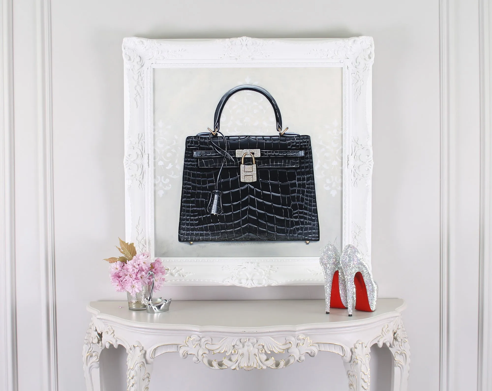Large Limited Edition Timeless Hermès Kelly Giclée