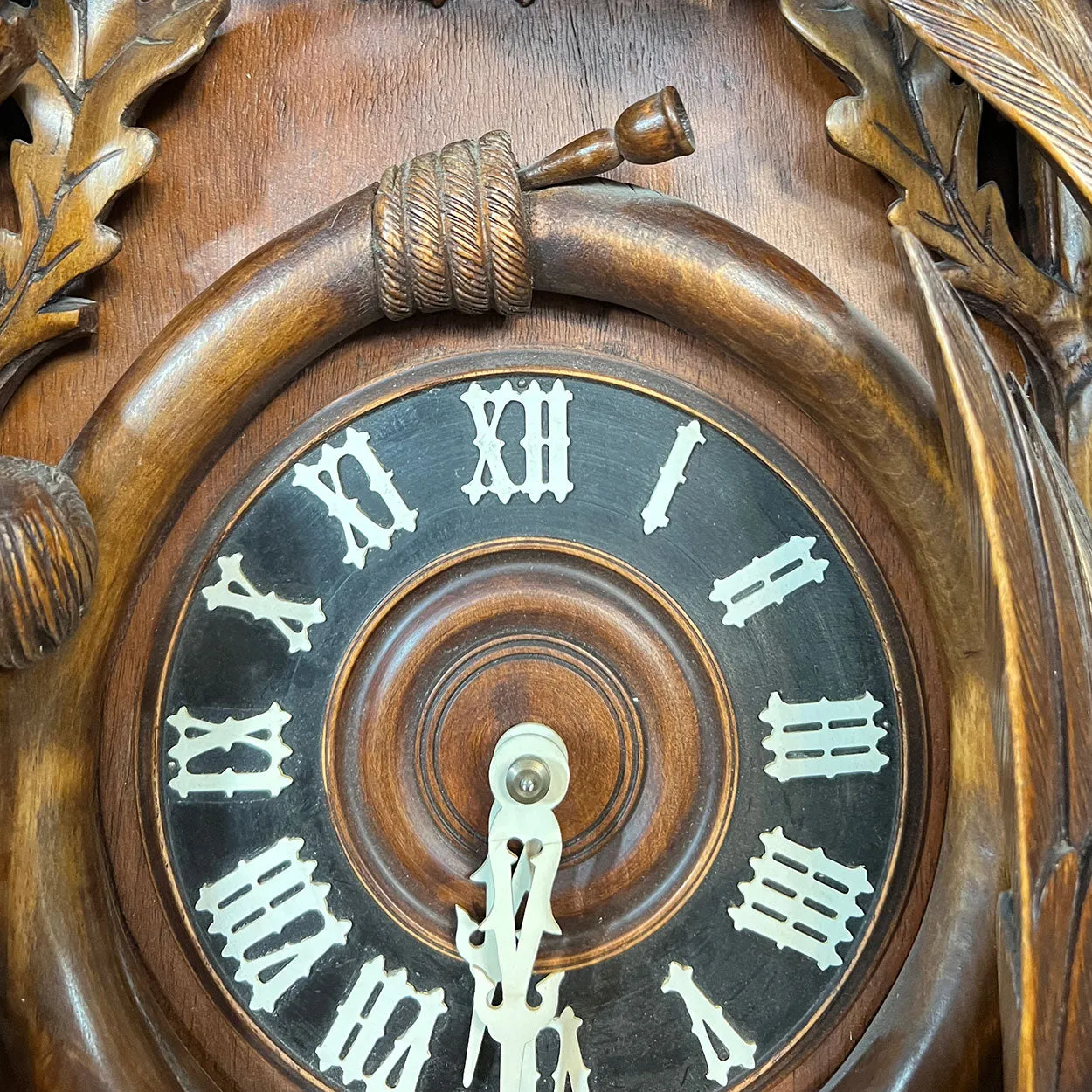 Large Vintage German Black Forest Swiss Movement Musical Cuckoo Wall Clock
