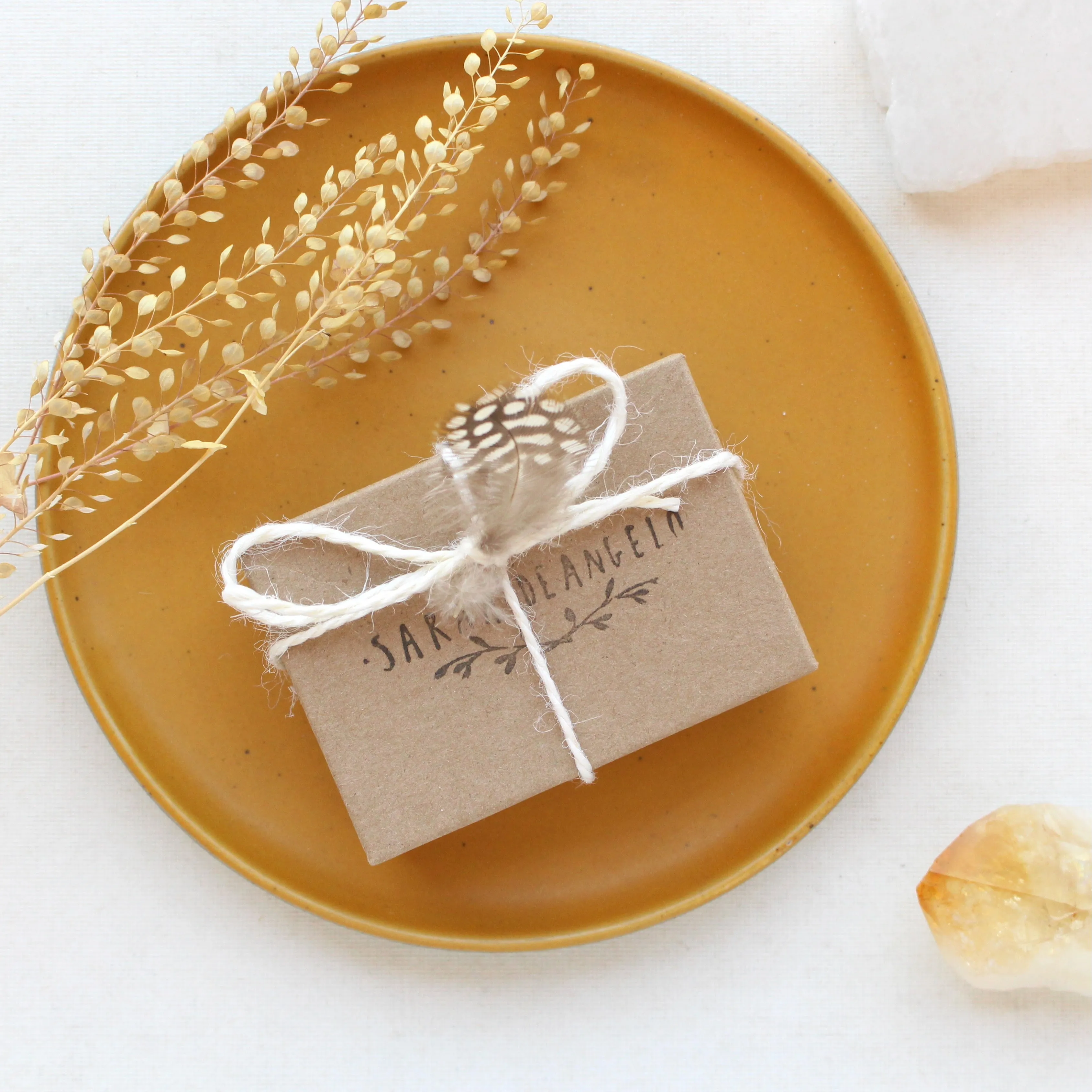 Lavender Turquoise Gold Necklace
