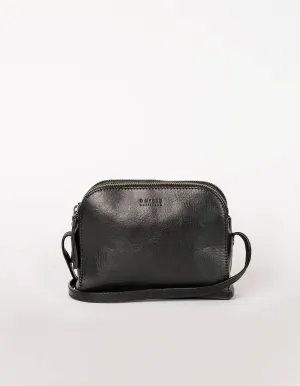 Leather Bag Emily Black Stromboli (Full Leather Strap)