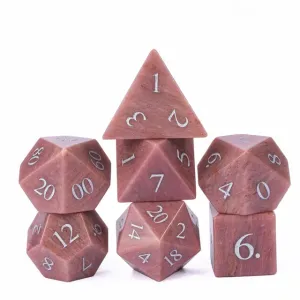 Level Up Premium Dice | Rosewood Gemstone