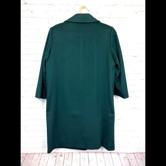 •Like New! VINTAGE |•FORECASTER•| Beautiful Emerald Green 100% Wool Coat