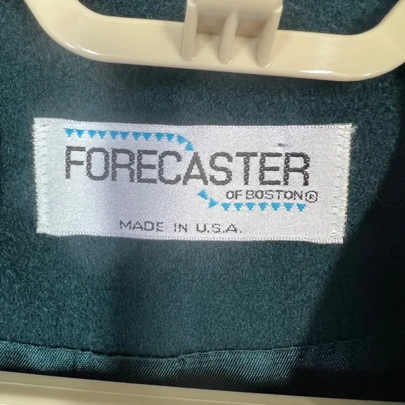 •Like New! VINTAGE |•FORECASTER•| Beautiful Emerald Green 100% Wool Coat