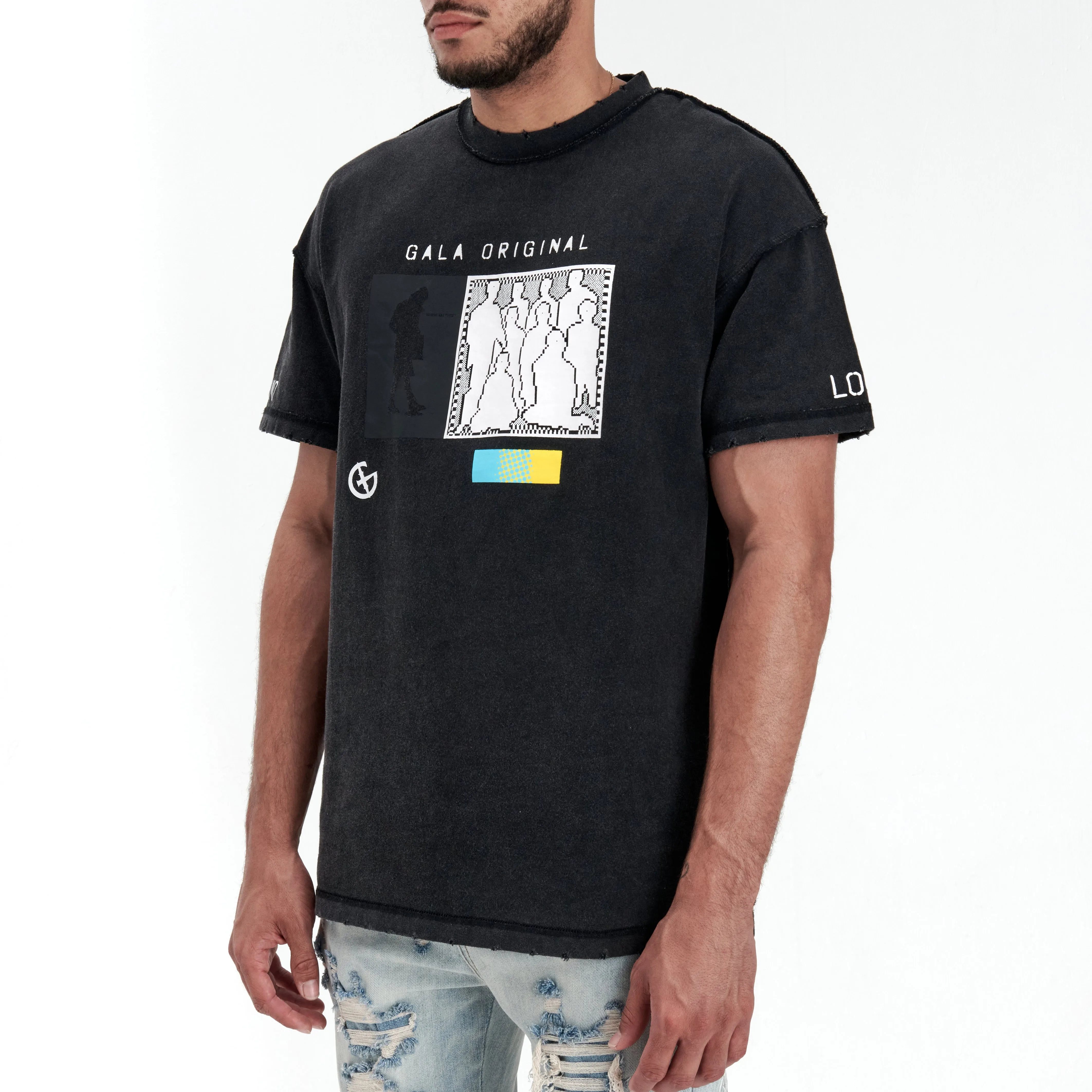 LOST & FOUND TEE (BLACK HAZE)