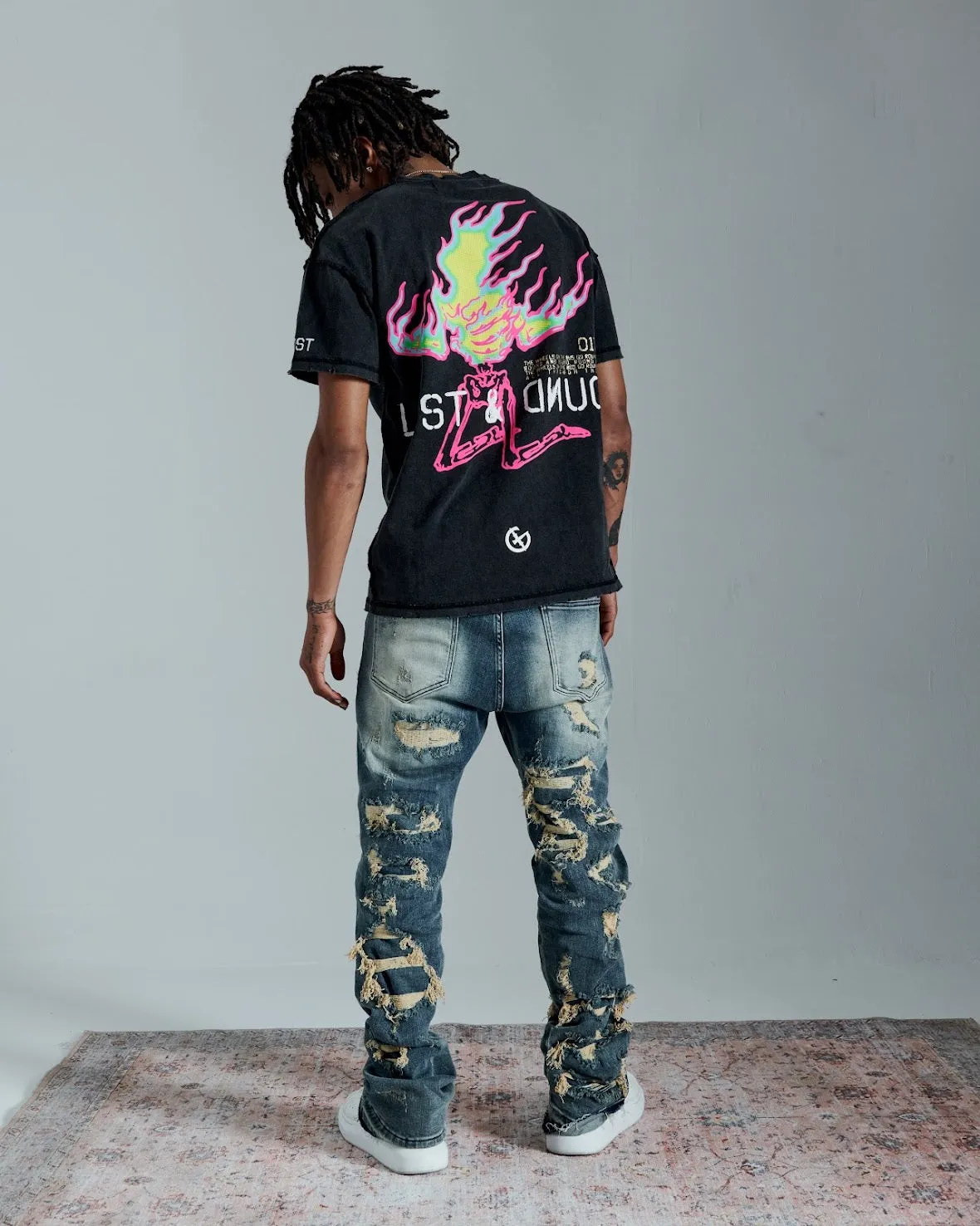LOST & FOUND TEE (BLACK HAZE)