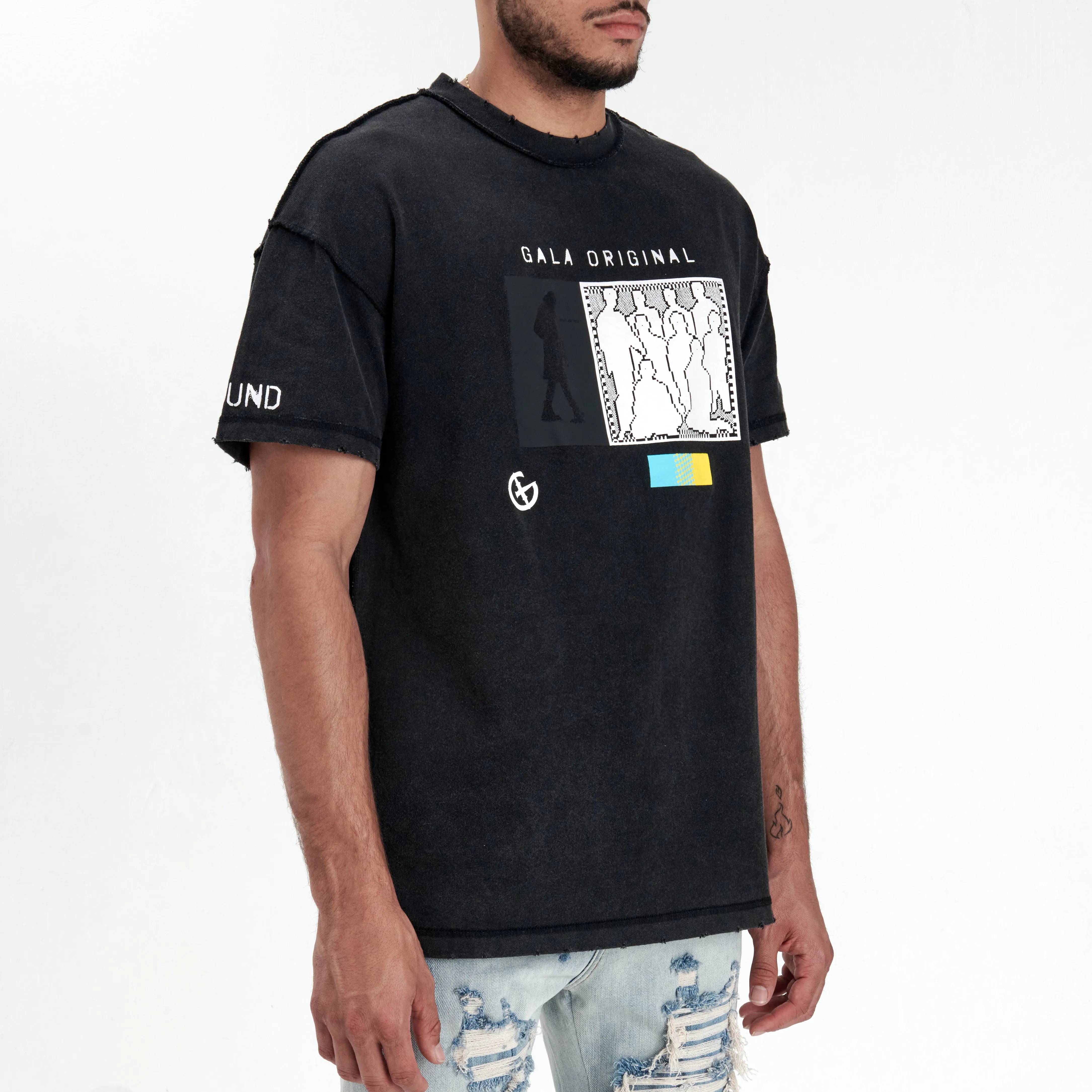 LOST & FOUND TEE (BLACK HAZE)