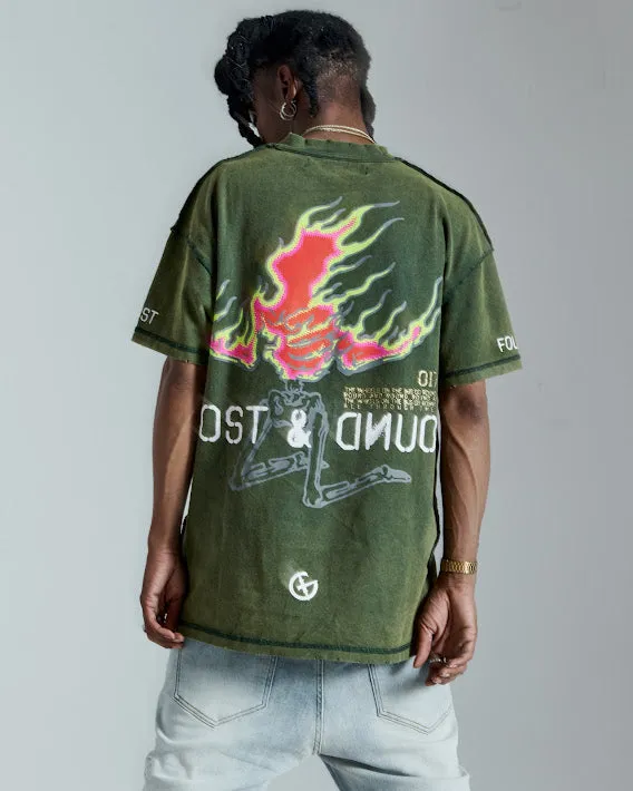 LOST & FOUND TEE (FOREST GREEN)