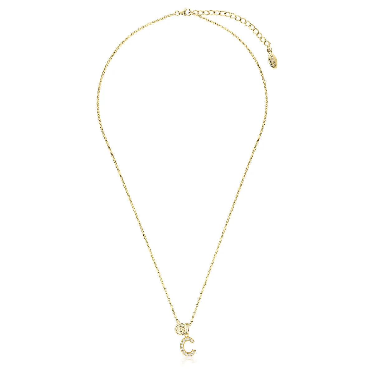 LUXURY LETTERS C INITIAL PENDANT GOLD