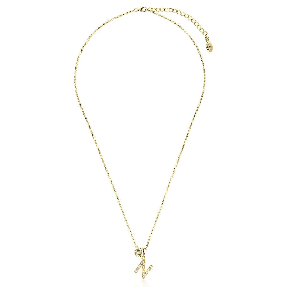 LUXURY LETTERS N INITIAL PENDANT GOLD