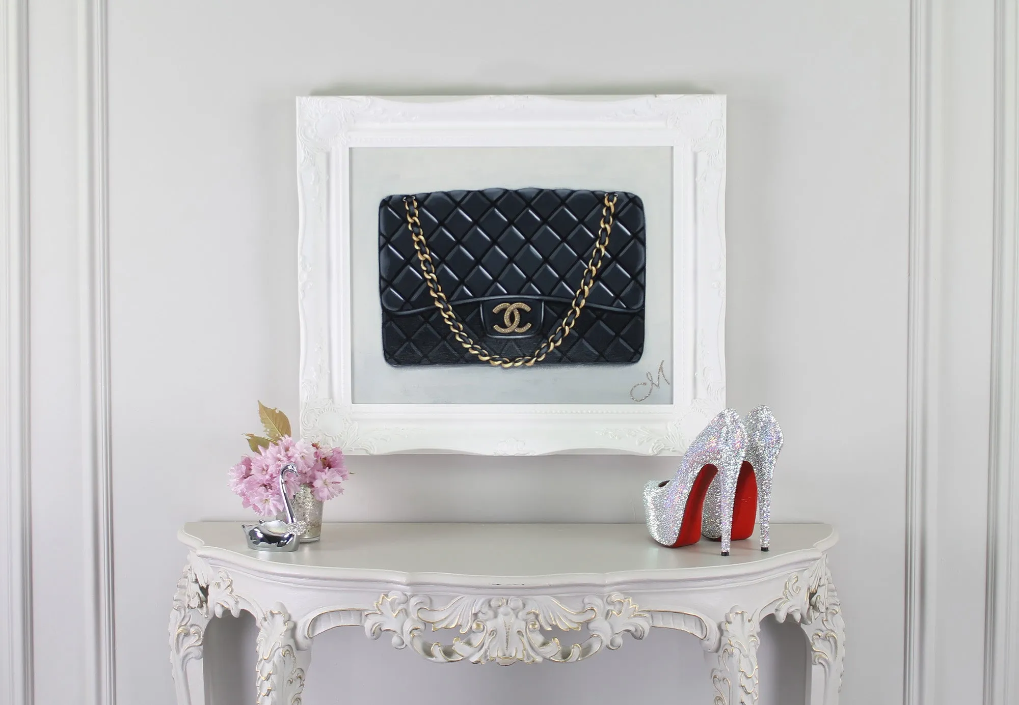 Medium Limited Edition Timeless Chanel Giclée