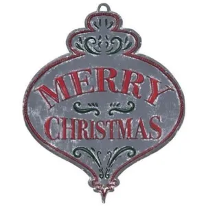 Merry Christmas Vintage Bulb Sign