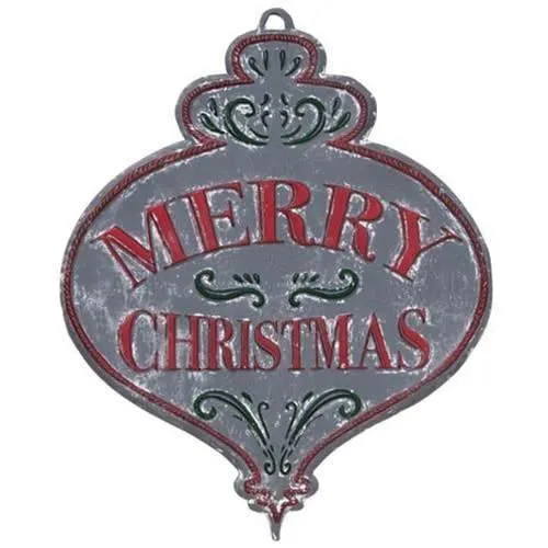Merry Christmas Vintage Bulb Sign
