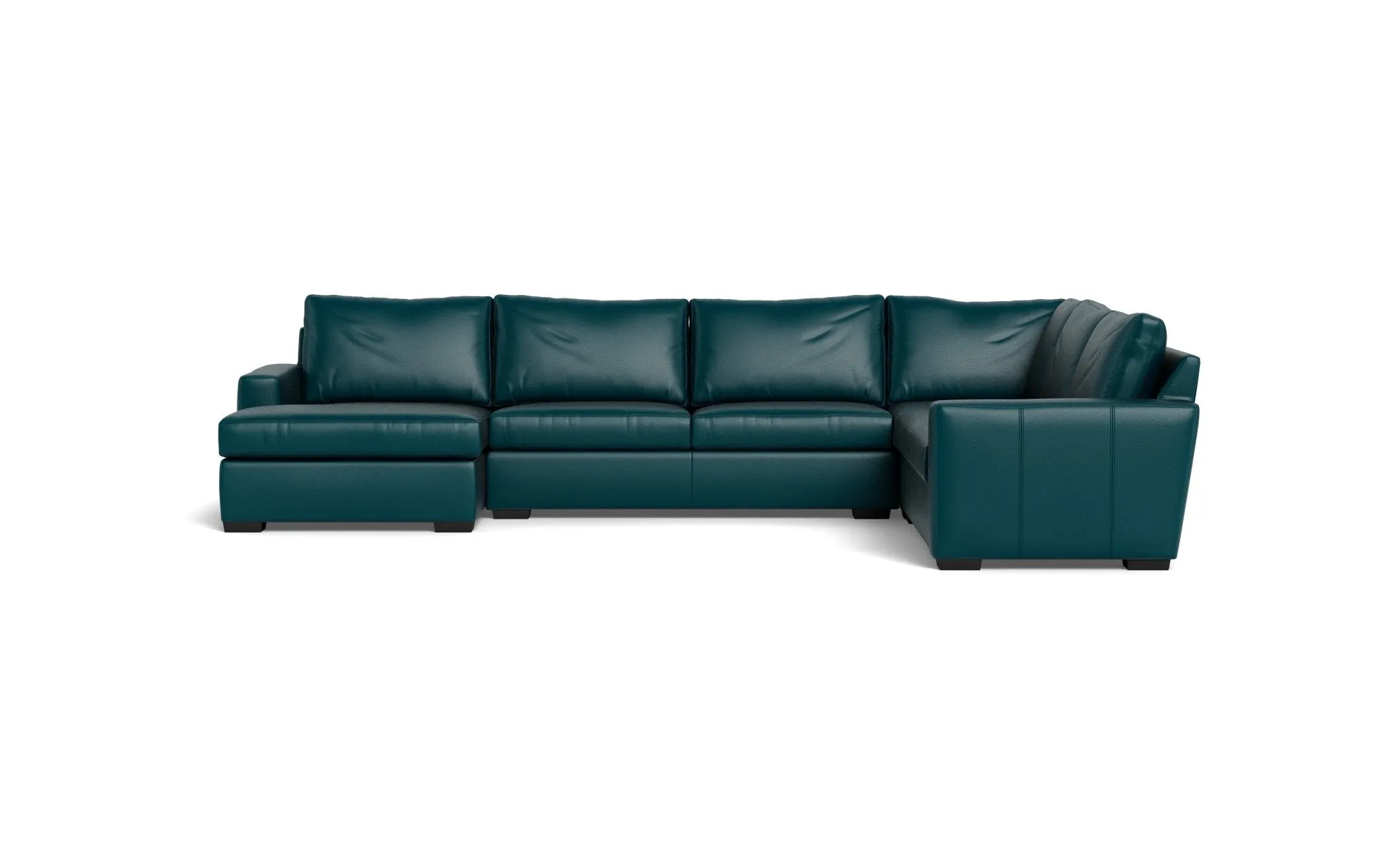 Mesa 156" Leather Corner Sectionals w. Left Chaise